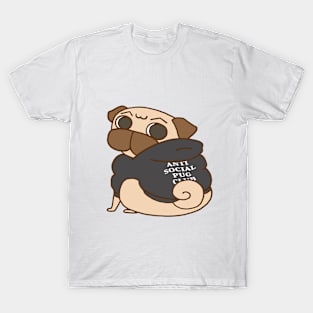 Antisocial Pug Club T-Shirt